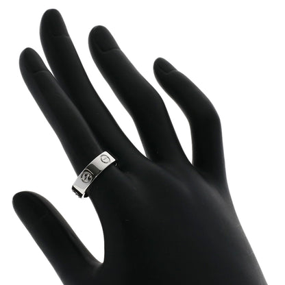 CARTIER   love ring #54 Ring  K18 White Gold Ladies [Used]