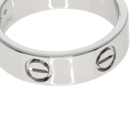 CARTIER   love ring #54 Ring  K18 White Gold Ladies [Used]