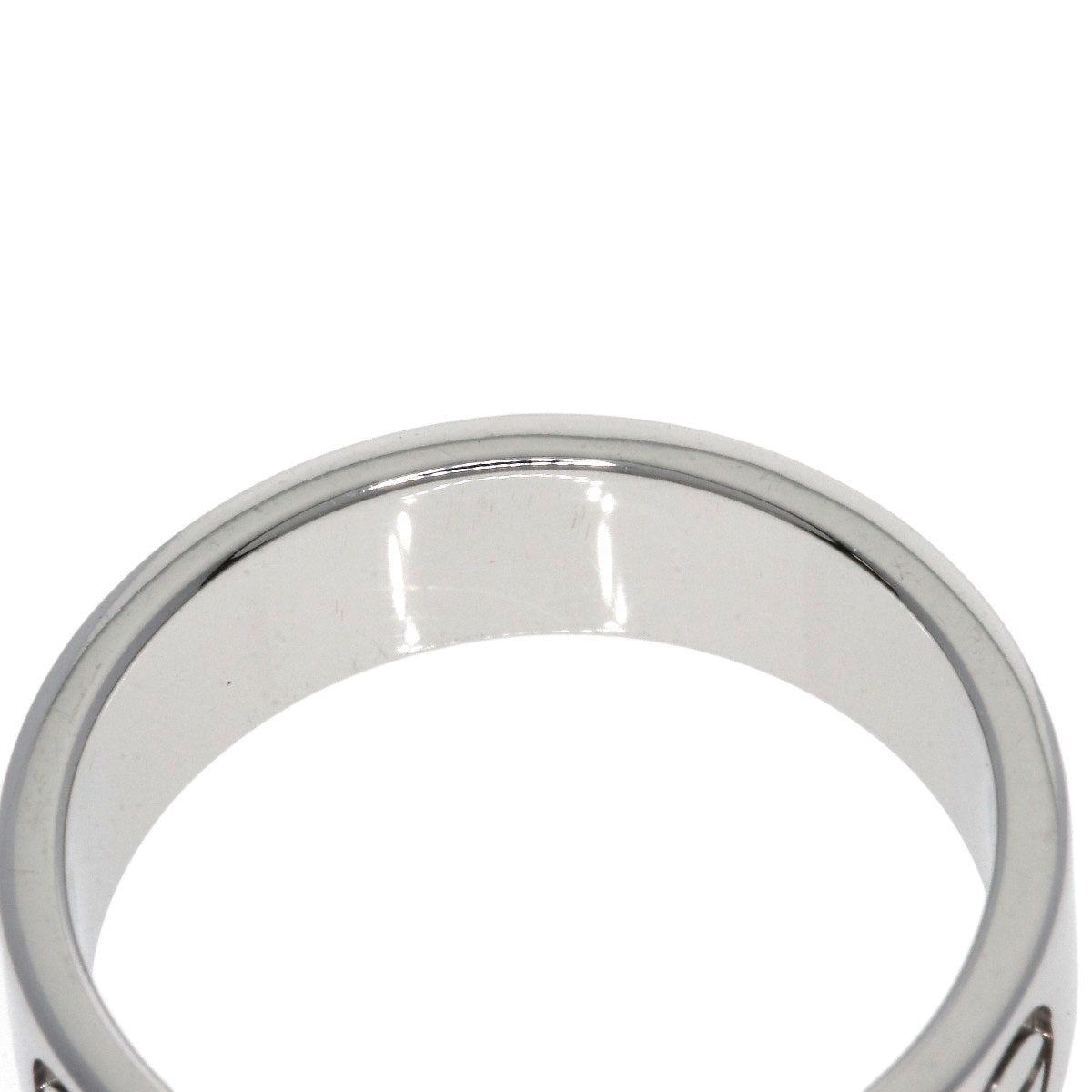 CARTIER   love ring #54 Ring  K18 White Gold Ladies [Used]