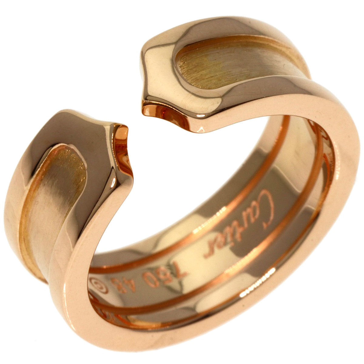 CARTIER   Ring C2 Ring SM #48 K18 Pink Gold Ladies