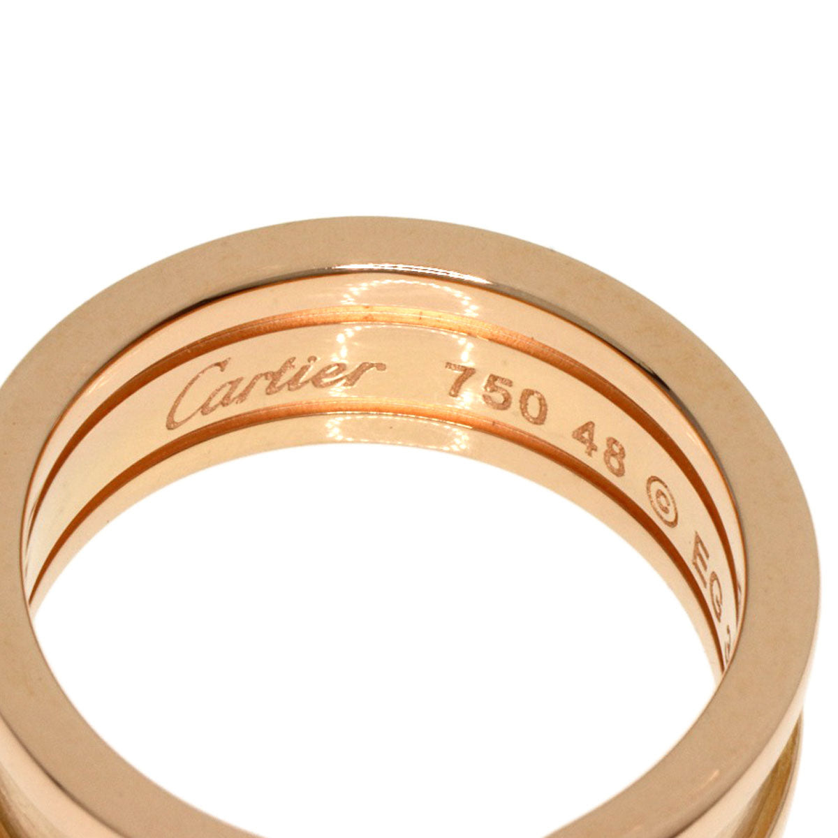 CARTIER   Ring C2 Ring SM #48 K18 Pink Gold Ladies