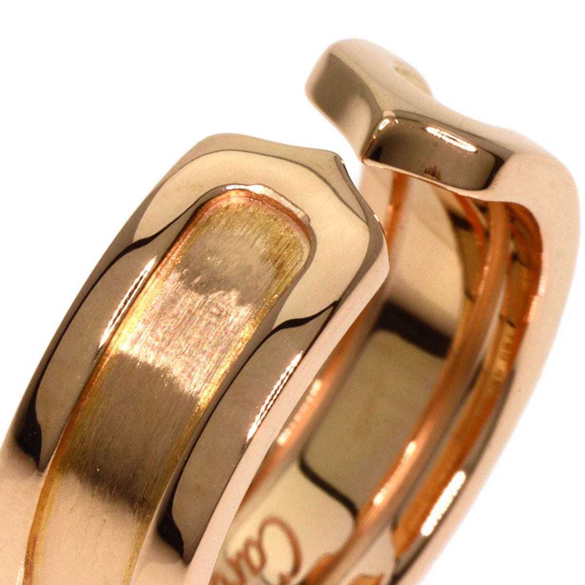 CARTIER   Ring C2 Ring SM #48 K18 Pink Gold Ladies