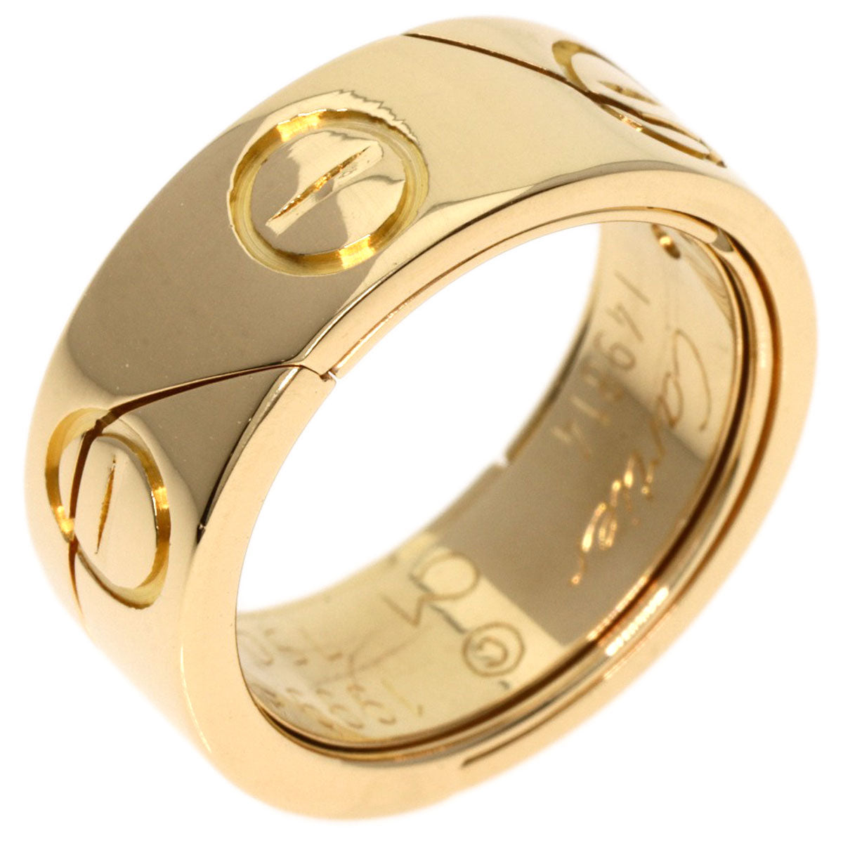 CARTIER   Ring Astro love ring 1999 Christmas limited edition #48 K18 Yellow Gold Ladies