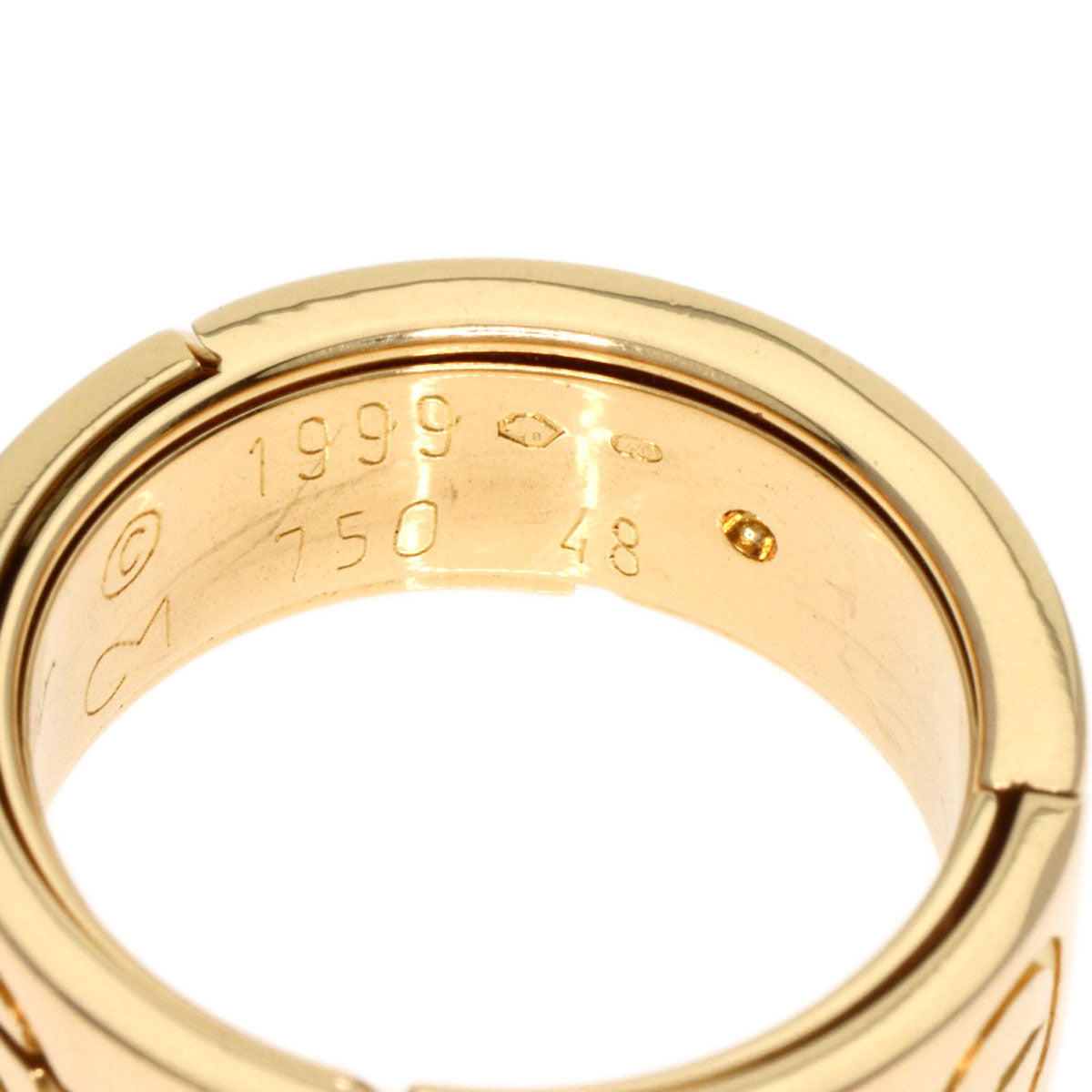 CARTIER   Ring Astro love ring 1999 Christmas limited edition #48 K18 Yellow Gold Ladies