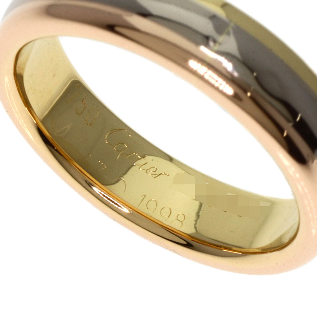 CARTIER   Ring Three color K18 Yellow Gold K18 White GoldLadies