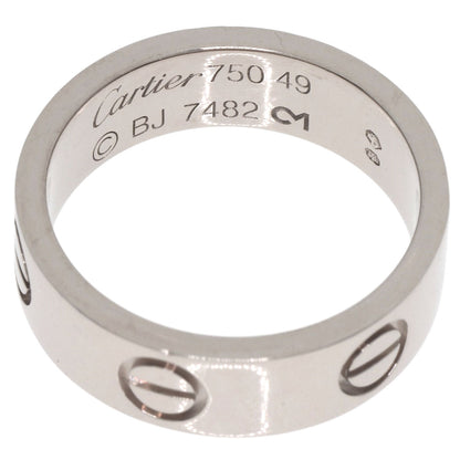 CARTIER   Ring love ring #49 K18 White Gold Ladies