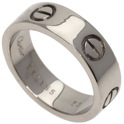 CARTIER   Ring love ring #53 K18 White Gold Ladies