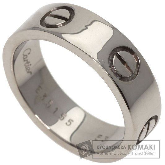 CARTIER   Ring love ring #53 K18 White Gold Ladies