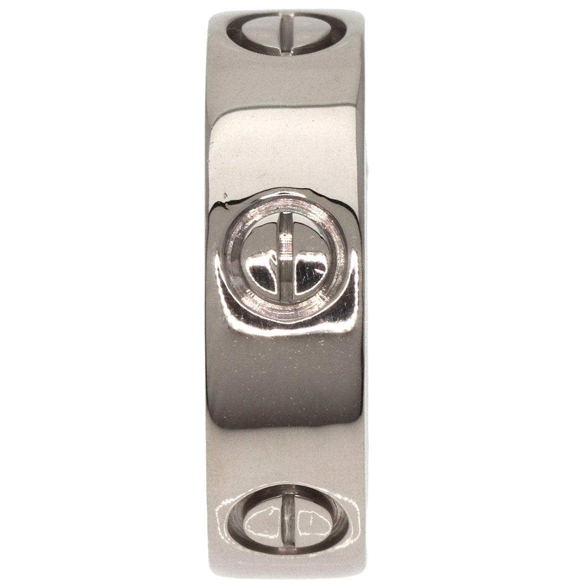 CARTIER   Ring love ring #53 K18 White Gold Ladies