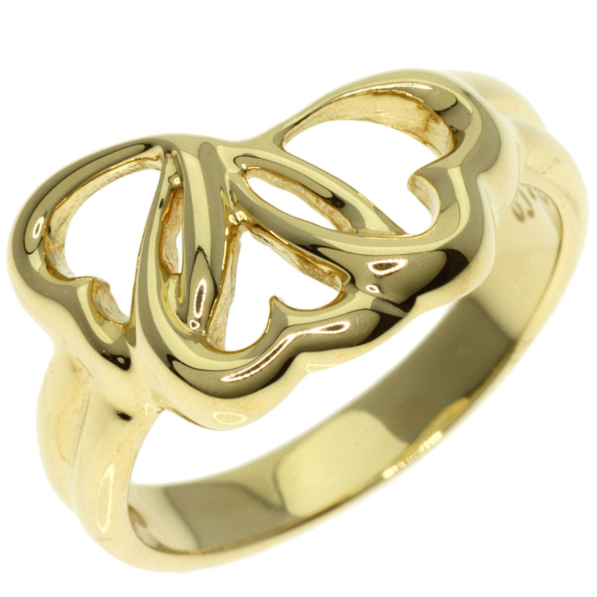 TIFFANY&Co.   Ring Triple heart K18 Yellow Gold Ladies