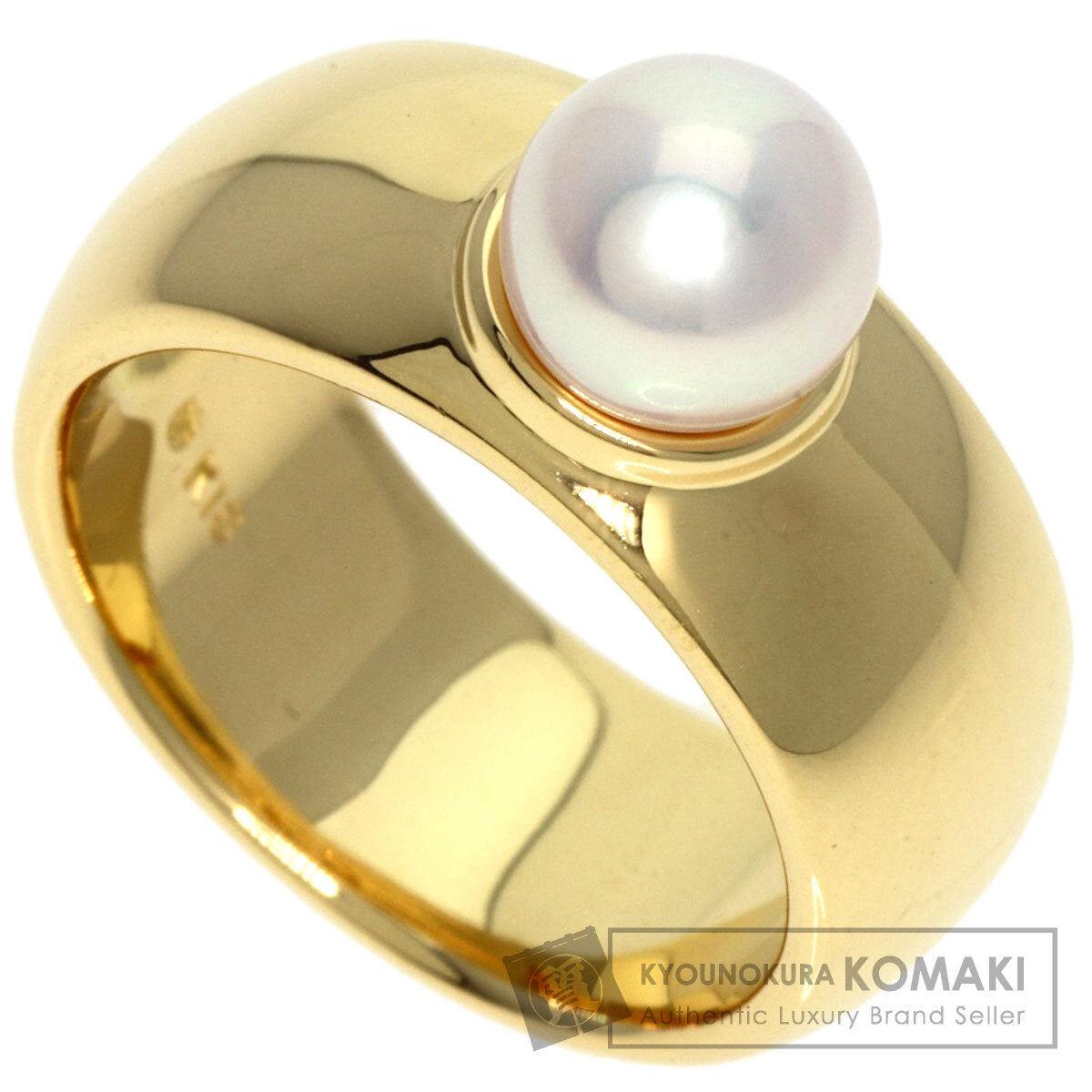 MIKIMOTO   Ring Pearl Pearl K18 Yellow Gold Ladies