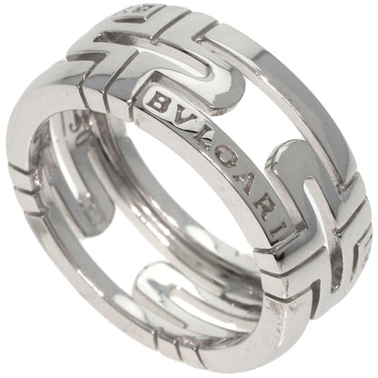 BVLGARI   Ring Parentesi Openwork Small #50 K18 White Gold Ladies