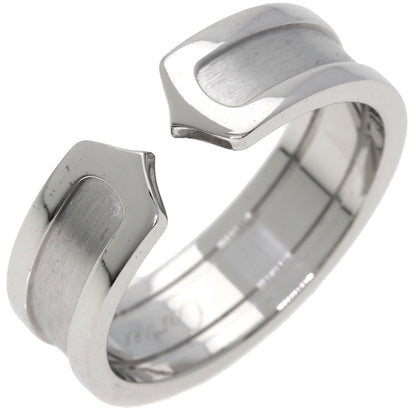 CARTIER   Ring C2 ring #59 K18 White Gold Ladies