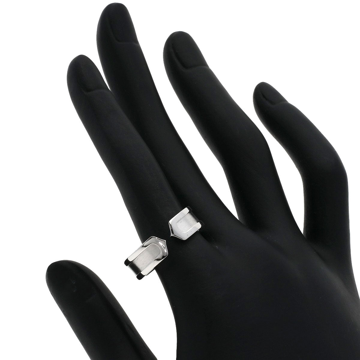 CARTIER   Ring C2 ring #59 K18 White Gold Ladies