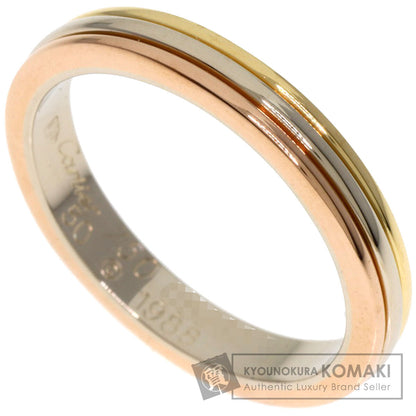 CARTIER   Ring Three color # 50 K18 Yellow Gold K18 White GoldLadies