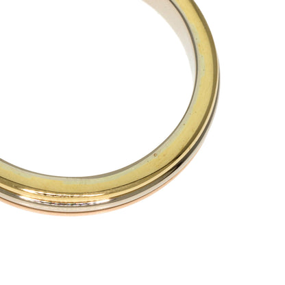 CARTIER   Ring Three color # 50 K18 Yellow Gold K18 White GoldLadies