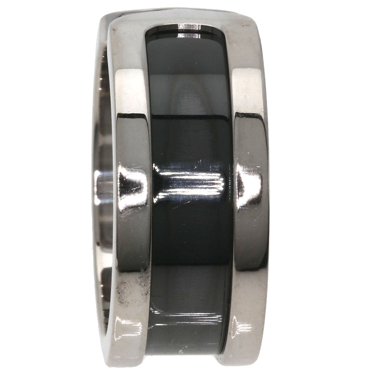 CARTIER   Ring C2 Ring Black Lacquer #51 K18 White Gold Ladies