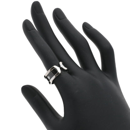 CARTIER   Ring C2 Ring Black Lacquer #51 K18 White Gold Ladies