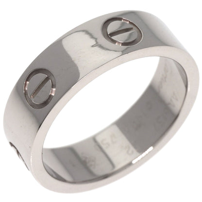 CARTIER   Ring love ring #52 K18 White Gold Ladies