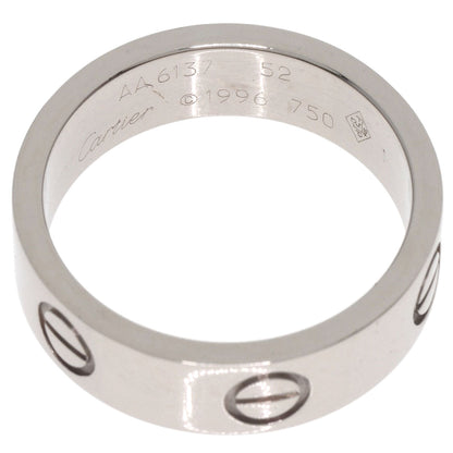 CARTIER   Ring love ring #52 K18 White Gold Ladies