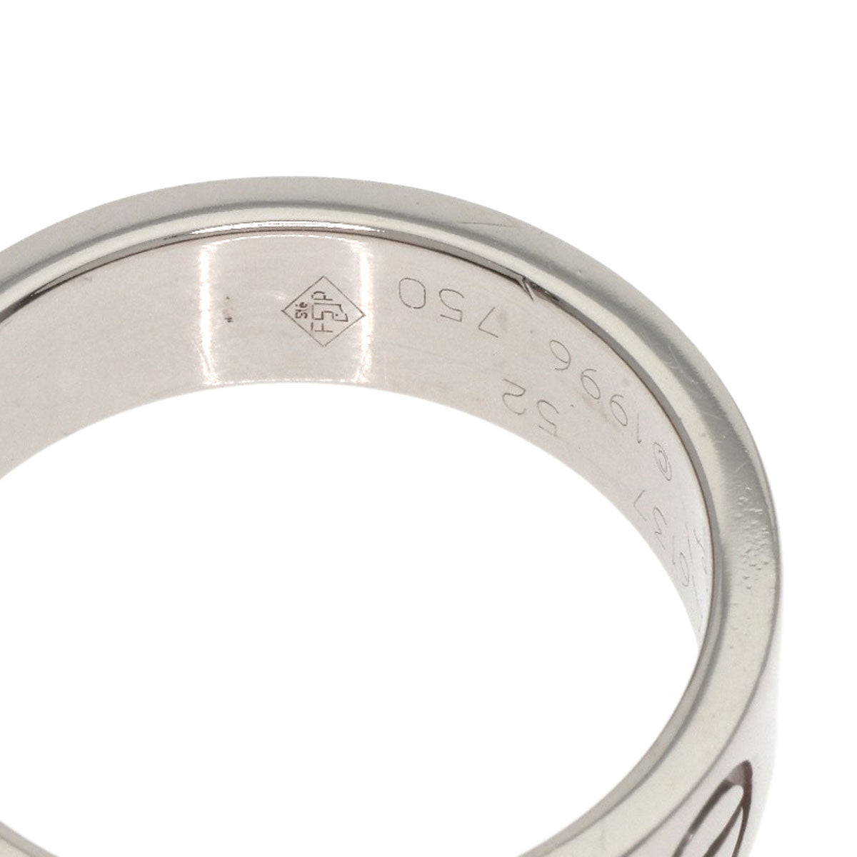 CARTIER   Ring love ring #52 K18 White Gold Ladies