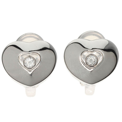 Chopard   Earring Happy diamond K18 White Gold Ladies