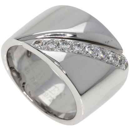 HERMES   Ring Diamond #48 K18 White Gold Ladies