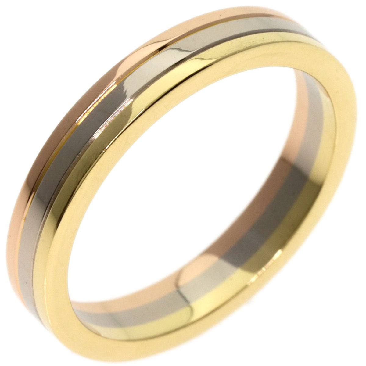 CARTIER   Ring Three colors # 53 K18 Yellow Gold K18 White GoldLadies