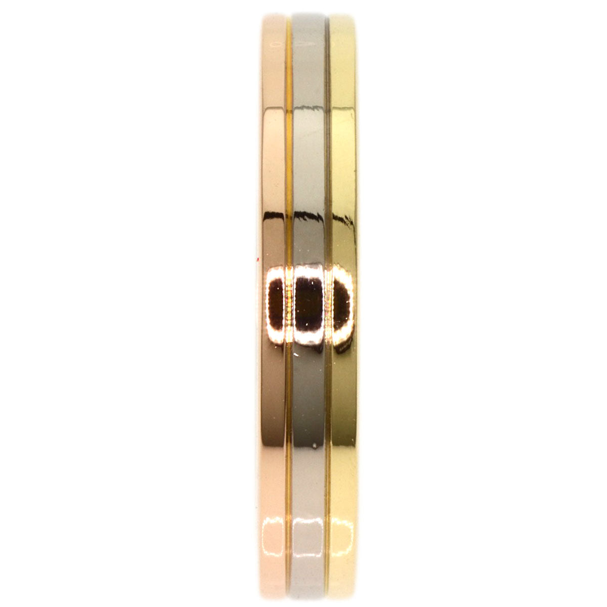 CARTIER   Ring Three colors # 53 K18 Yellow Gold K18 White GoldLadies