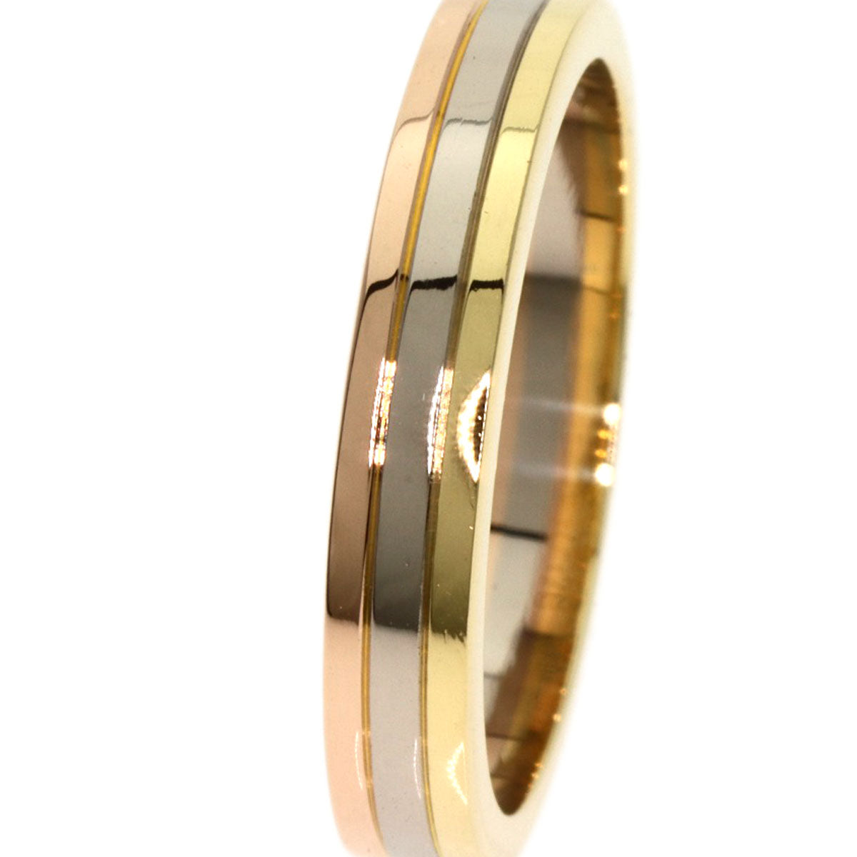 CARTIER   Ring Three colors # 53 K18 Yellow Gold K18 White GoldLadies