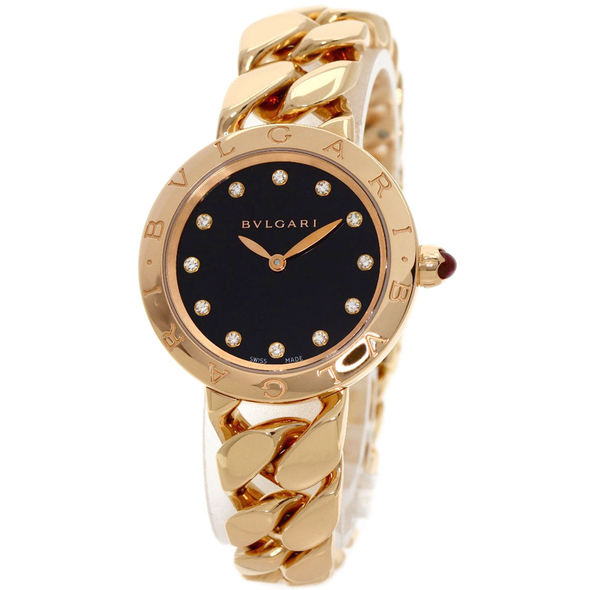 BVLGARI Katene 12P Diamond Watches BBCP31G K18 Pink Gold/18K Pink Gold Ladies