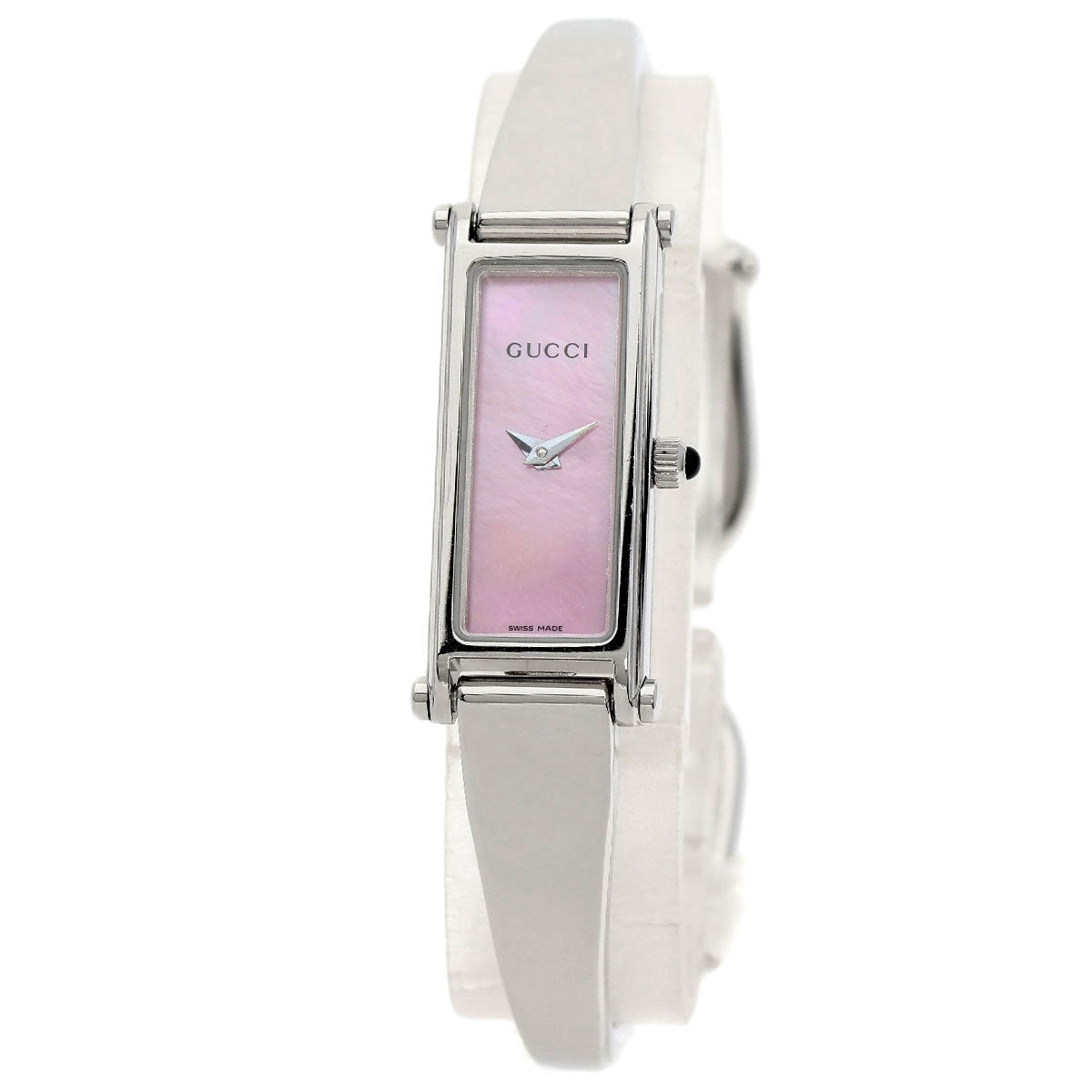 GUCCI Square face Watches 1500L Stainless Steel/Stainless Steel Ladies