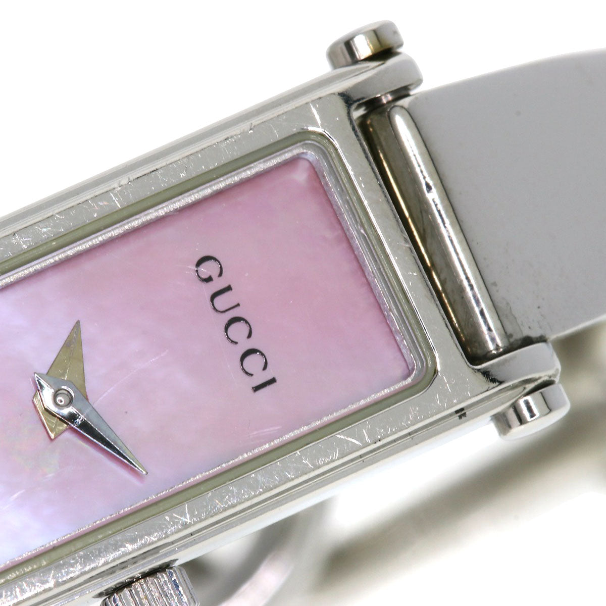 GUCCI Square face Watches 1500L Stainless Steel/Stainless Steel Ladies