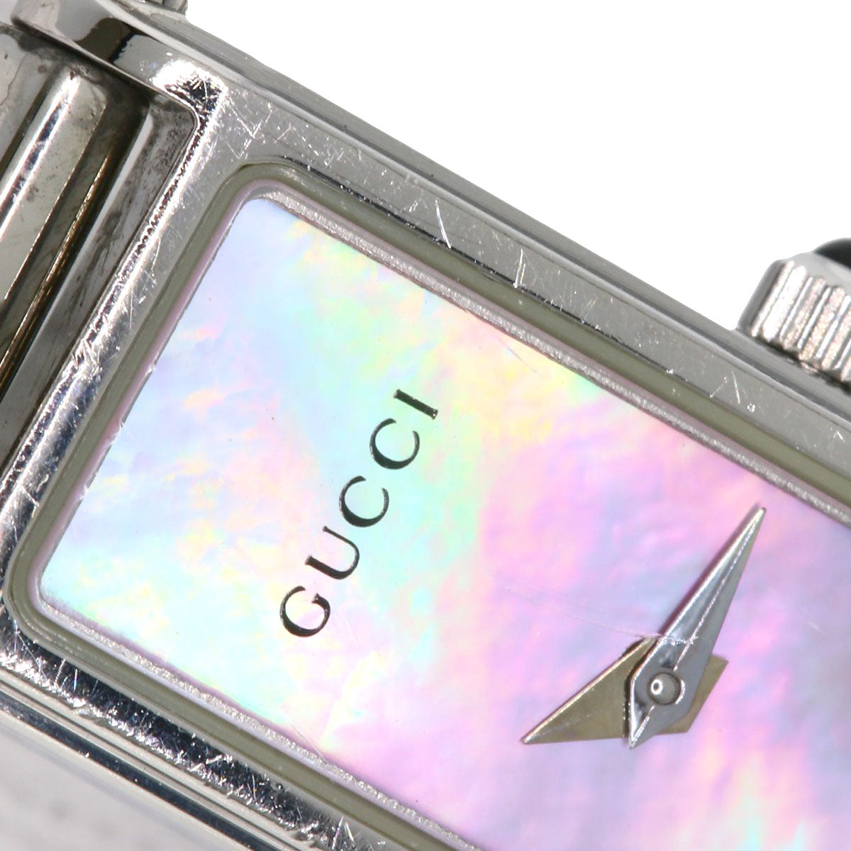 GUCCI Square face Watches 1500L Stainless Steel/Stainless Steel Ladies