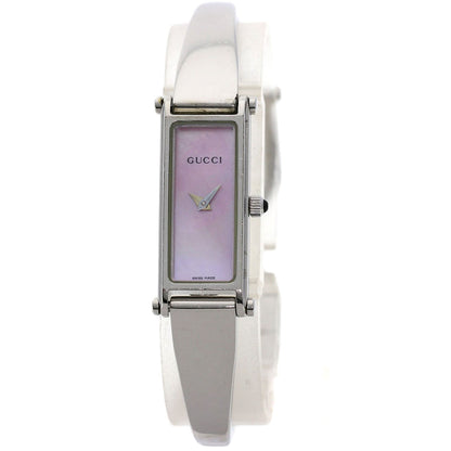 GUCCI Square face Watches 1500L Stainless Steel/Stainless Steel Ladies