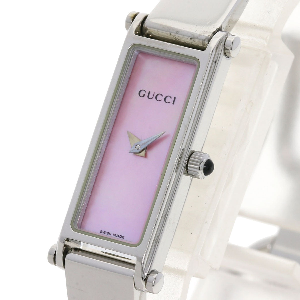 GUCCI Square face Watches 1500L Stainless Steel/Stainless Steel Ladies