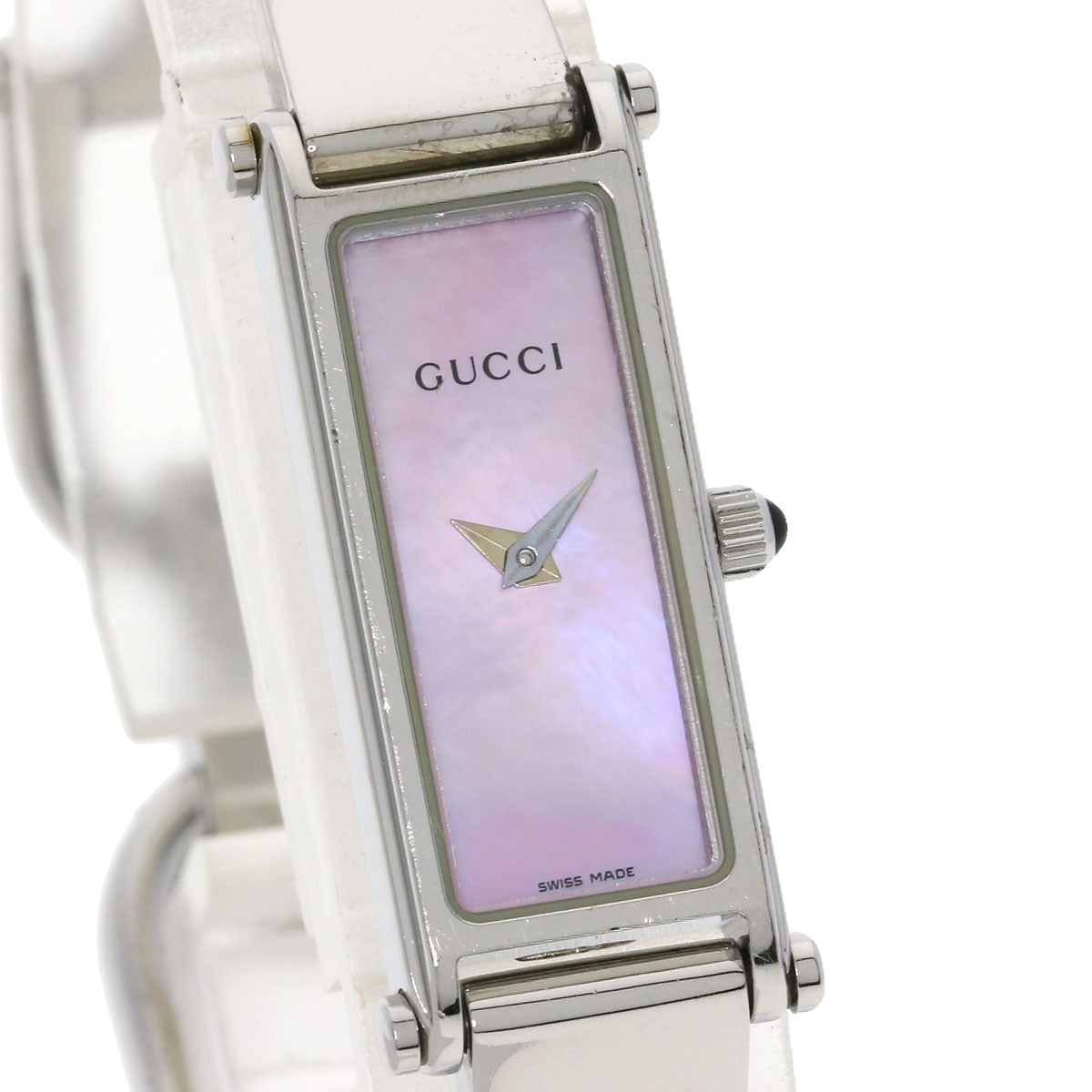 GUCCI Square face Watches 1500L Stainless Steel/Stainless Steel Ladies