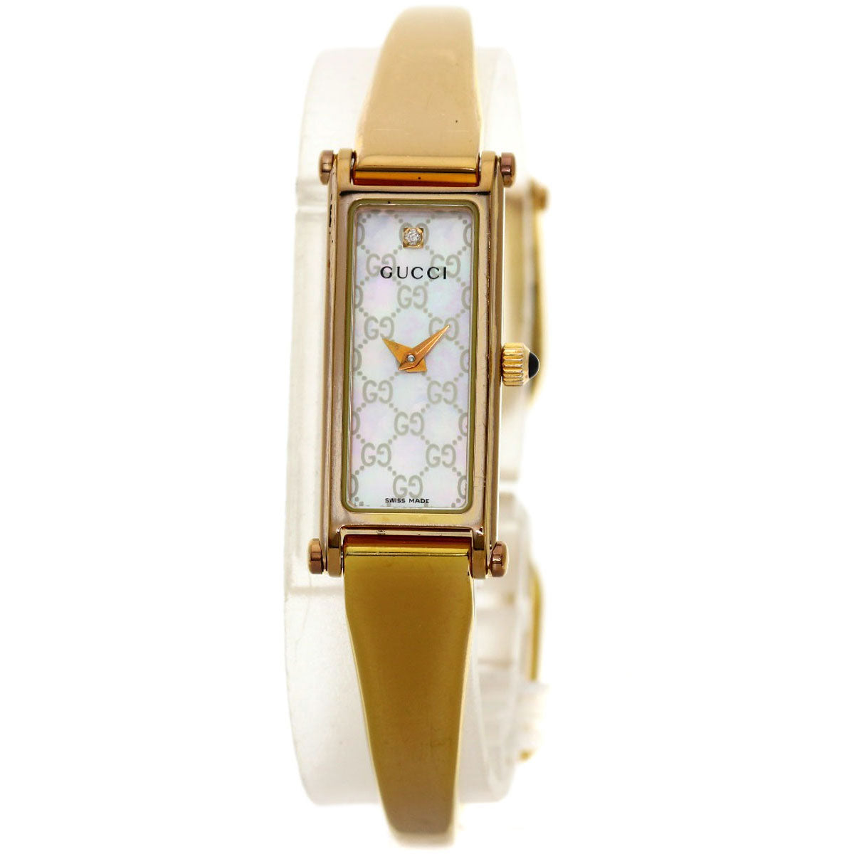 GUCCI Square face Watches 1500L PGP/PGP Ladies