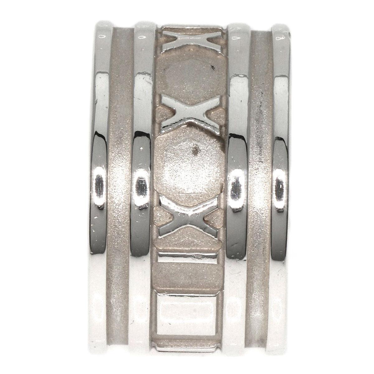 TIFFANY&Co.   Ring Atlas wide Silver Ladies