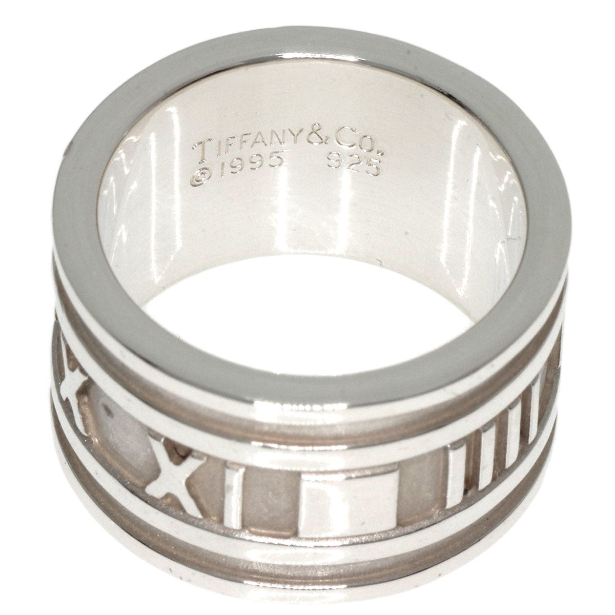 TIFFANY&Co.   Ring Atlas wide Silver Ladies