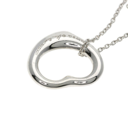 TIFFANY&Co.   Necklace Open Heart Small 0.6" Silver Ladies