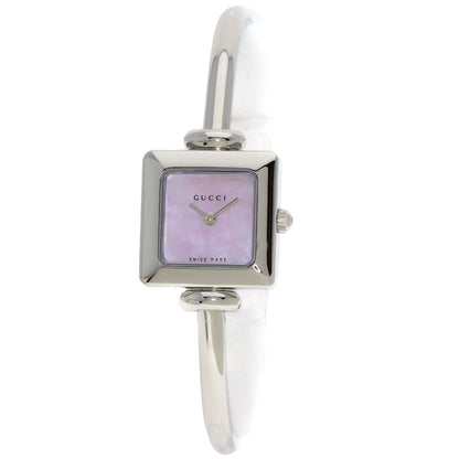 GUCCI square face bangle Watches スクエアファイス バングル Stainless Steel/Stainless Steel Ladies