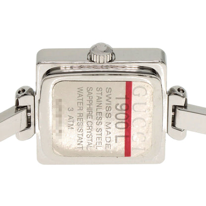 GUCCI square face bangle Watches スクエアファイス バングル Stainless Steel/Stainless Steel Ladies