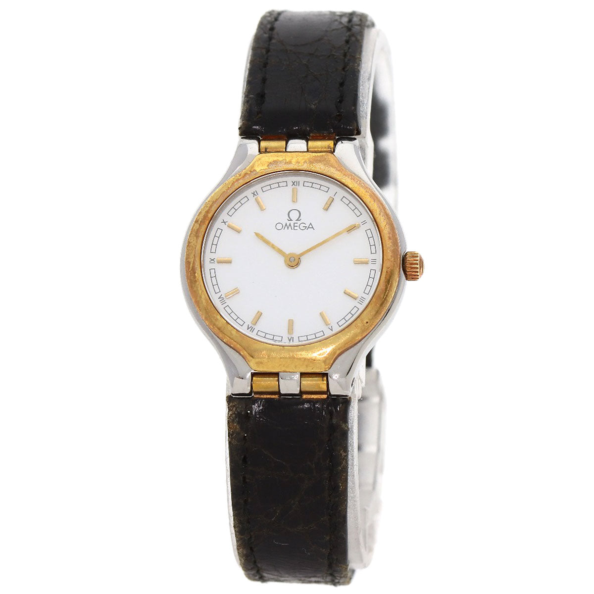 OMEGA De Ville Watches  Stainless Steel/Leather Ladies