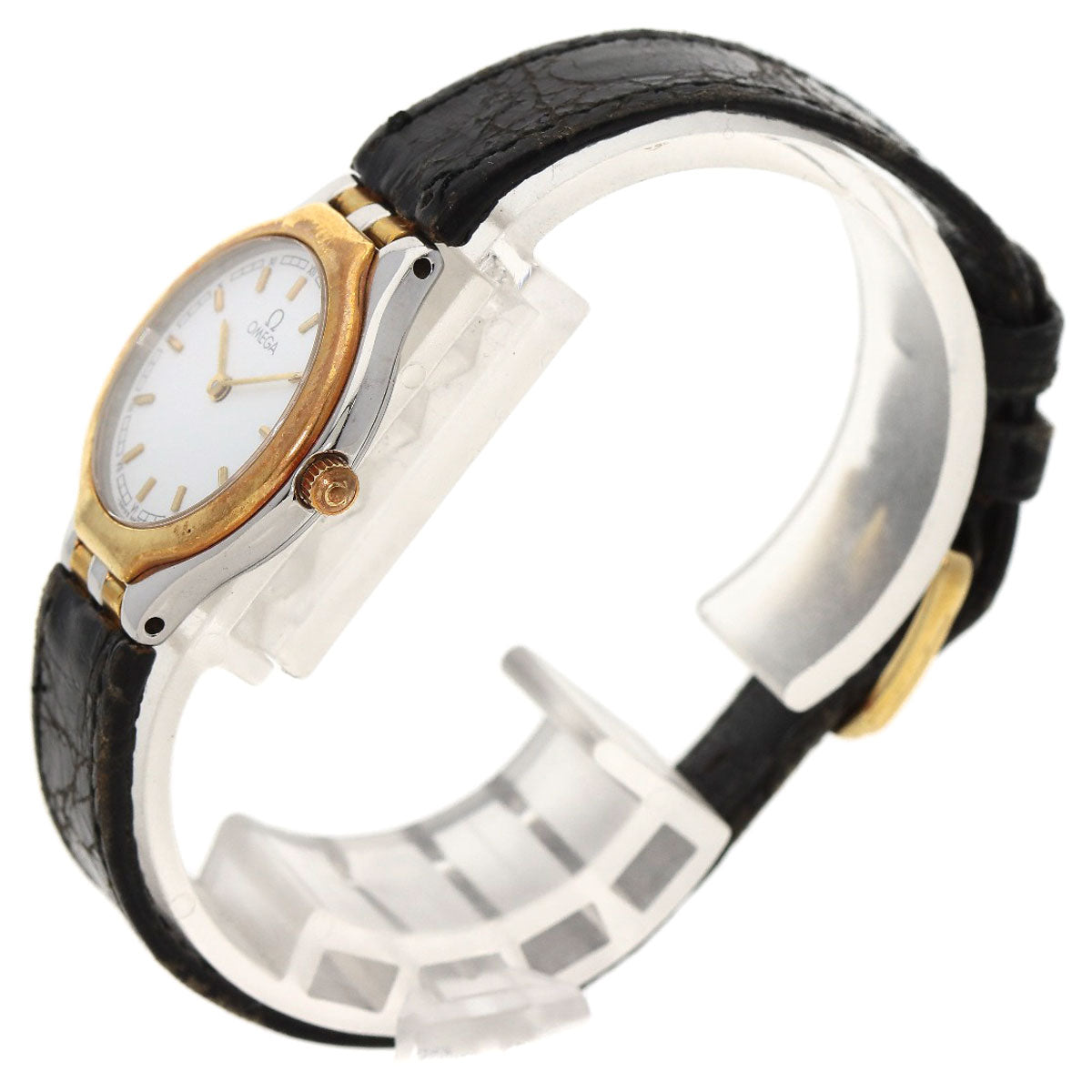 OMEGA De Ville Watches  Stainless Steel/Leather Ladies