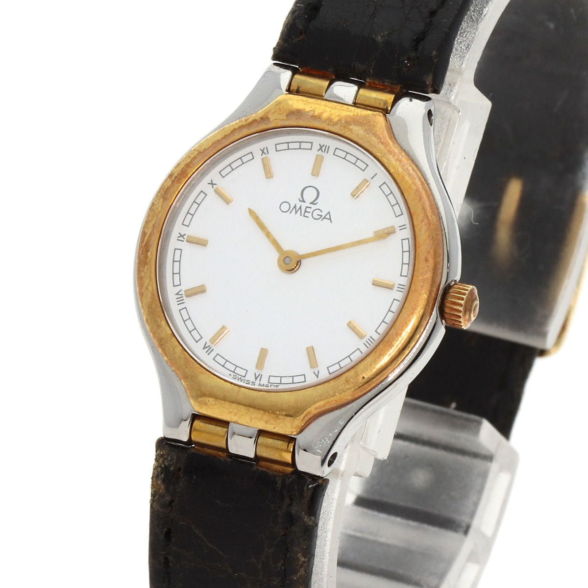 OMEGA De Ville Watches  Stainless Steel/Leather Ladies