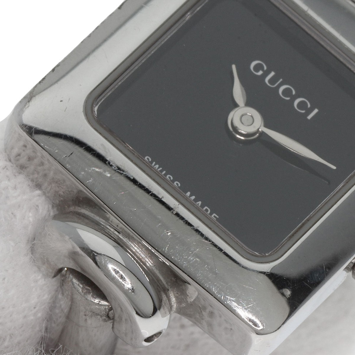 GUCCI Square face Watches 1900L Stainless Steel/Stainless Steel Ladies