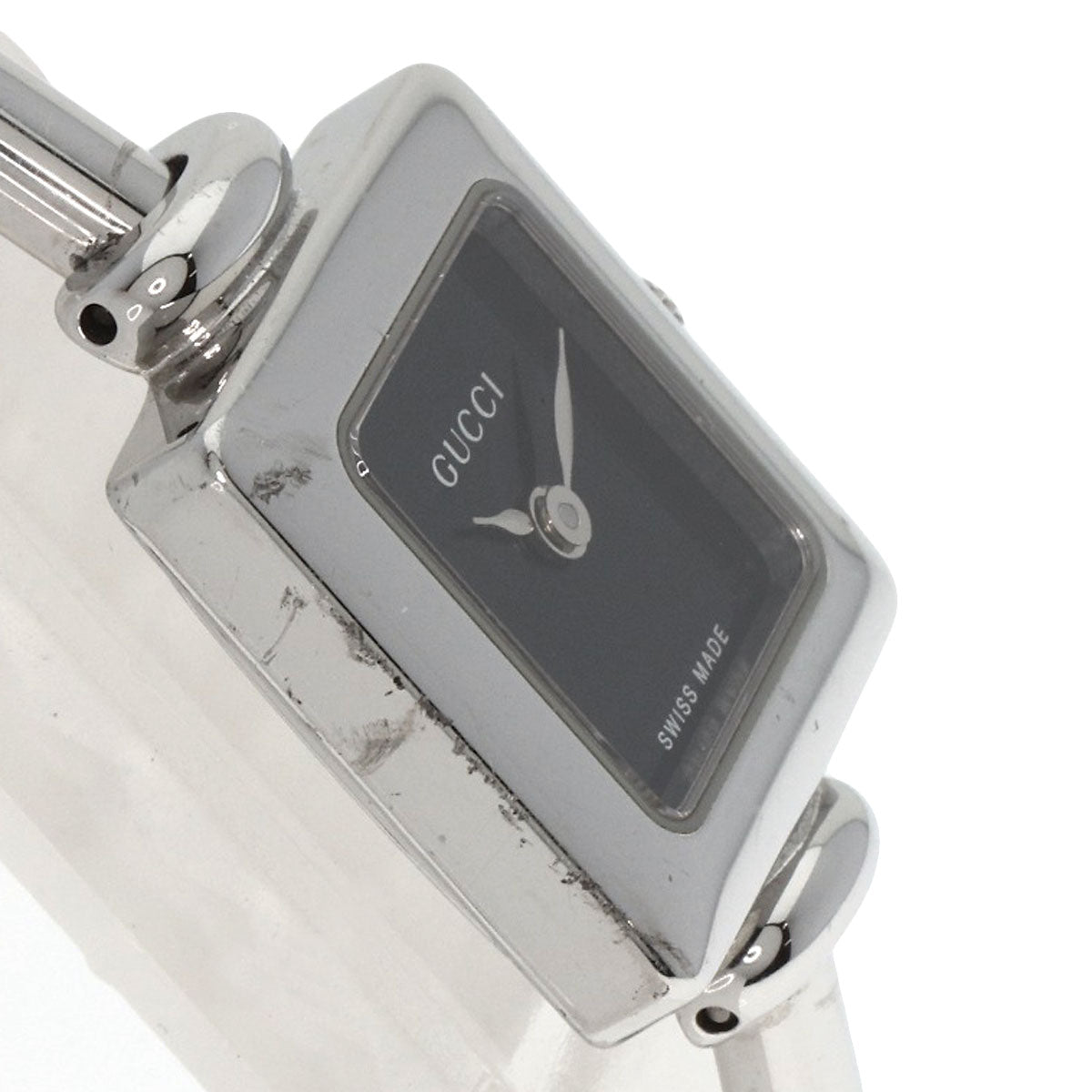 GUCCI Square face Watches 1900L Stainless Steel/Stainless Steel Ladies