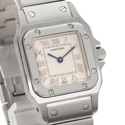 CARTIER Santosgalbe SM Watches W5200056D6 Stainless Steel/Stainless Steel Ladies