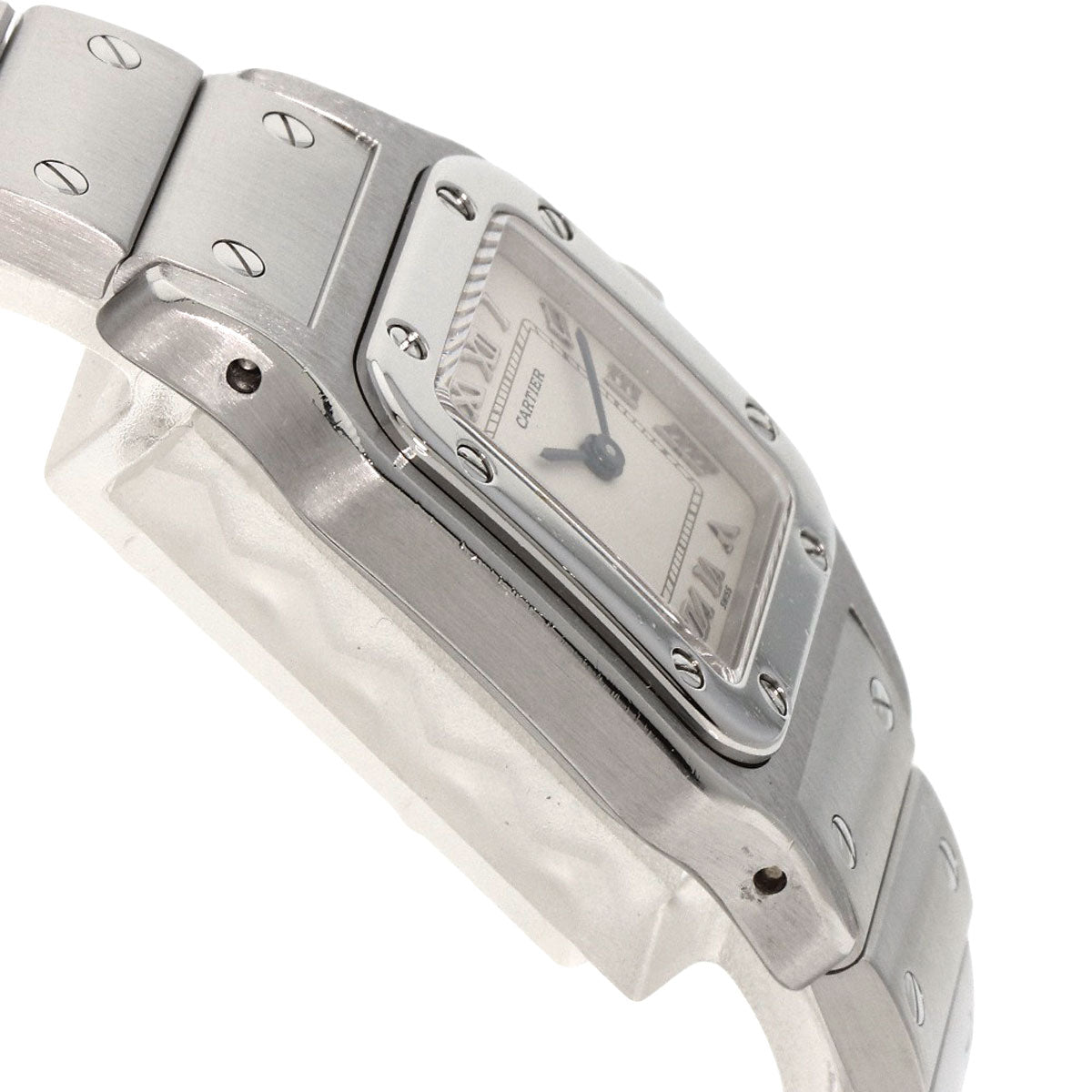 CARTIER Santosgalbe SM Watches W5200056D6 Stainless Steel/Stainless Steel Ladies